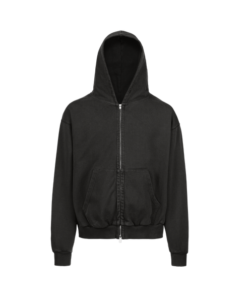 Vintage Black Zip Up